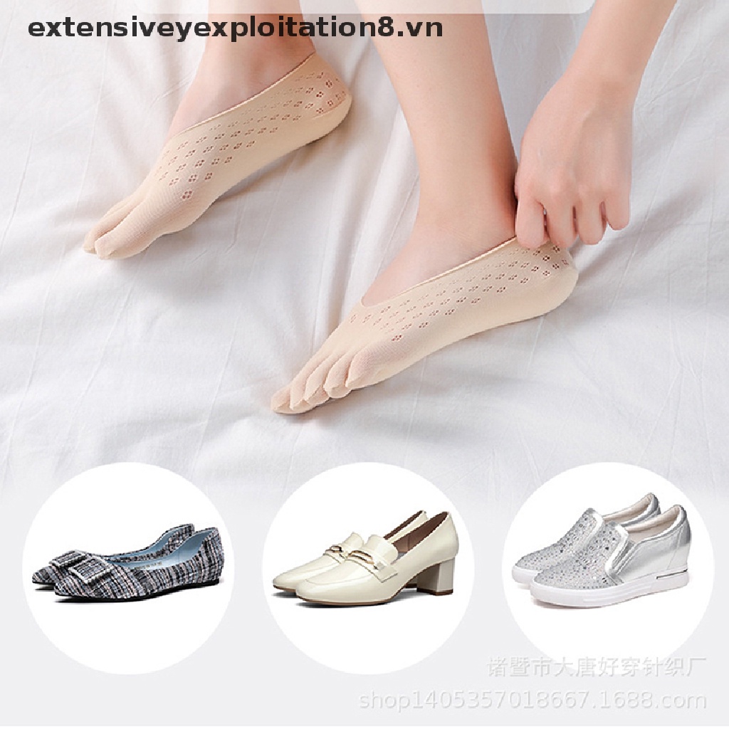 [Mở Rộng] Vớ silicone Mỏng Năm Ngón Chống Trượt Thời Trang Mùa Hè Cho Nữ [vn]