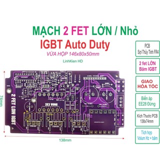Pcb bo mạch kích đ iện 2 fet lớn / nhỏ băm igbt auto duty - linhkien hd