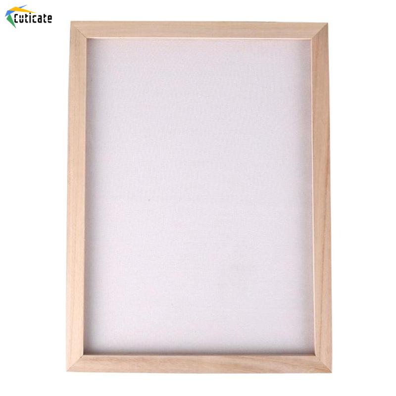 Khung giấy Cuticate làm đồ thủ công bằng gỗ kích thước 15x18CM