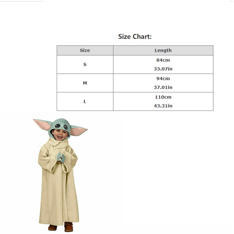 Bộ Đồ Hóa Trang halloween Nhân Vật yoda Trong star Wars Cho Bé