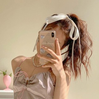 Dây Cột Tóc Đính Nơ Đơn Giản Cho Nữ