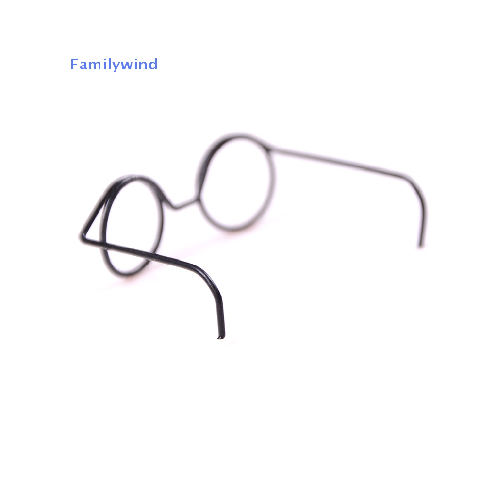 Set 2 Mắt Kính Gọng Tròn Cho Búp Bê BJD 1 / 6 30cm