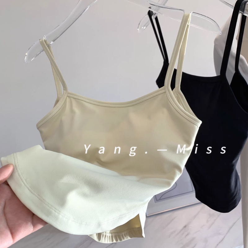 Áo Ngực Thể Thao Hai Dây Có Đệm Ngực Dành Cho Nữ