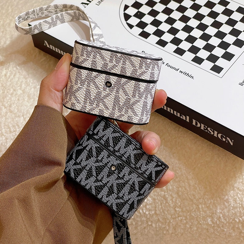 Luxury Brand Airpods Pro Airpods Pro3 1 Airpods2 Bluetooth Headset Protective Sleeve Case for Apple Airpods Pro 2 MK Leather Sheath Tws Headset Protective Cover