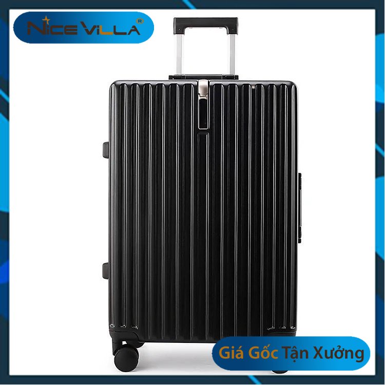 Vali Thời Trang Nhựa Dẻo PP Nice villa Chống Va Đập Size 20inch