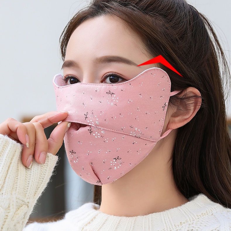 Khẩu Trang cotton 3 Lớp Dày Dặn Thoáng Khí Chống Nắng Và Gió Thời Trang Thu Đông Có Thể Giặt Được Cho Nam Và Nữ