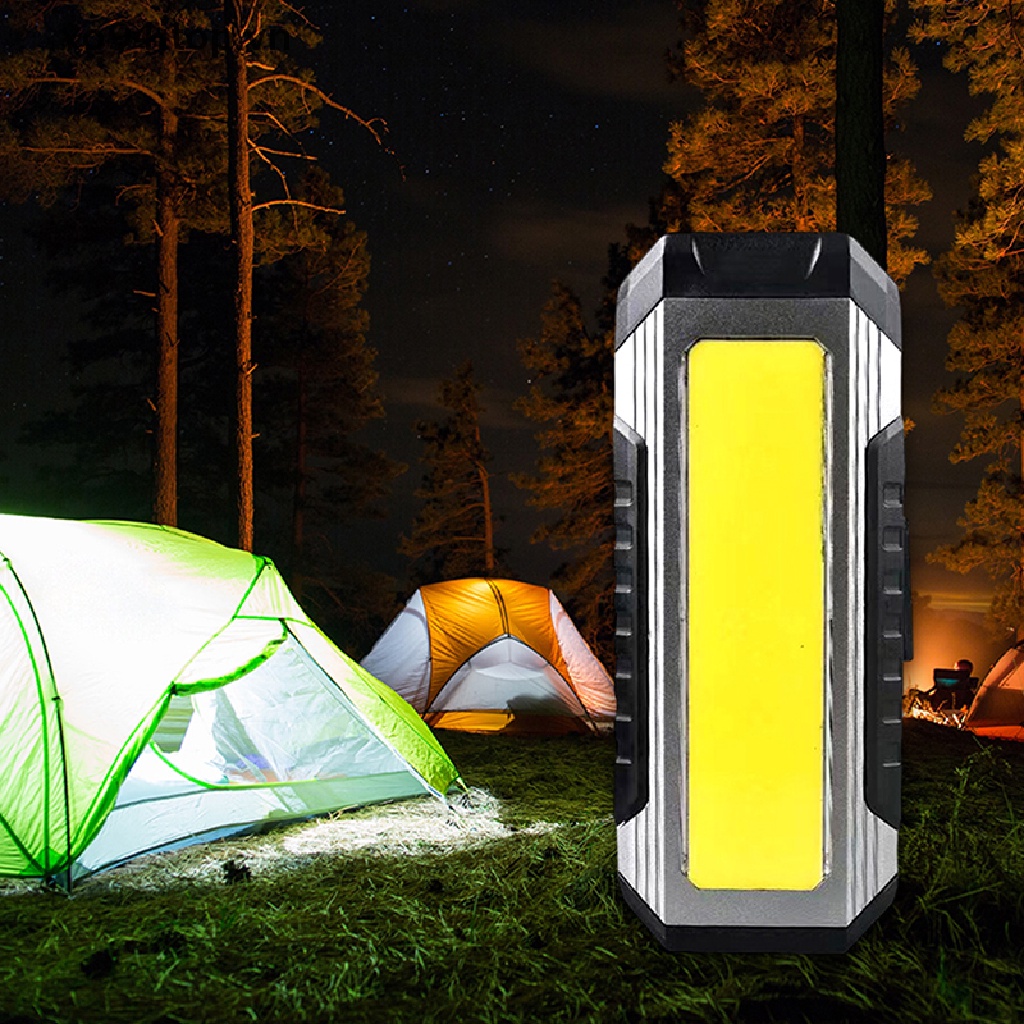 Đèn LED COB Nam Châm Có Thể Sạc Lại Kèm Móc Treo Tiện Dụng