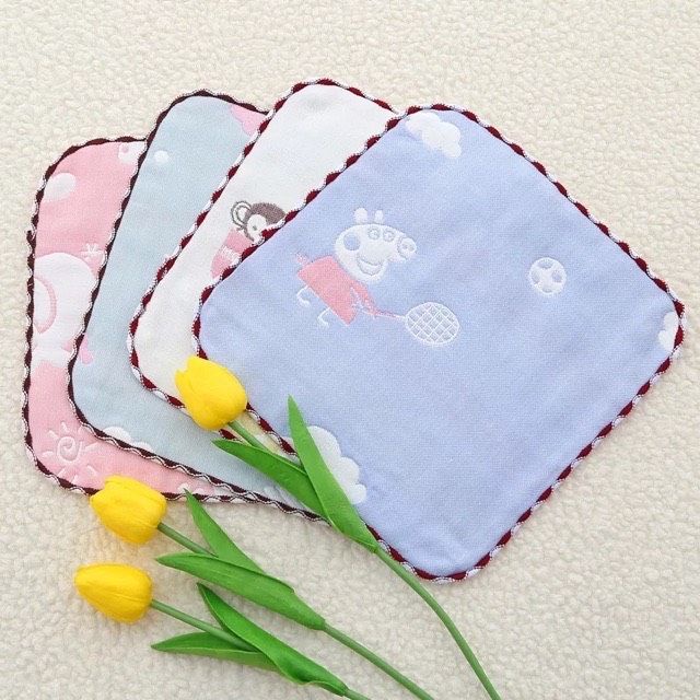 KHĂN RỬA MẶT SỢI TRE CHO BÉ