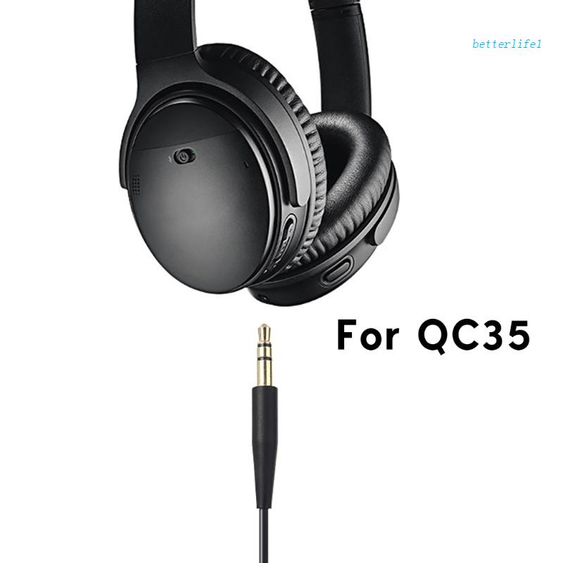 BTM High Elasticity Cables for QuietComfort 35 QC25 Headphone PVC Cord