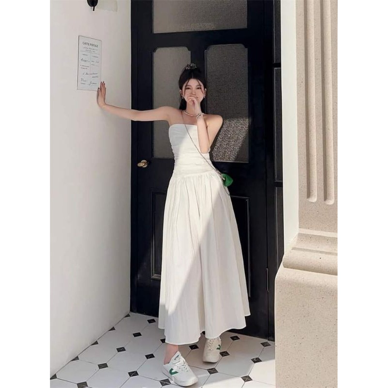 💢Váy cúp ngực xòe thô dáng dài ❤️❤️