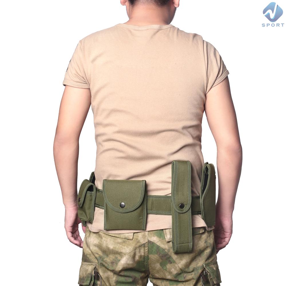 Thắt Lưng Mô Phỏng Quân Đội Cảnh Sát Bảo Mật Ngoài Trời Kèm Túi Đựng