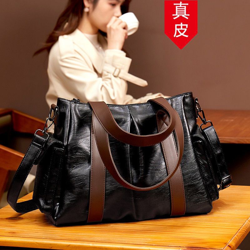 Túi Xách Da Cừu Thật Cỡ Lớn Thời Trang Cho Nữ