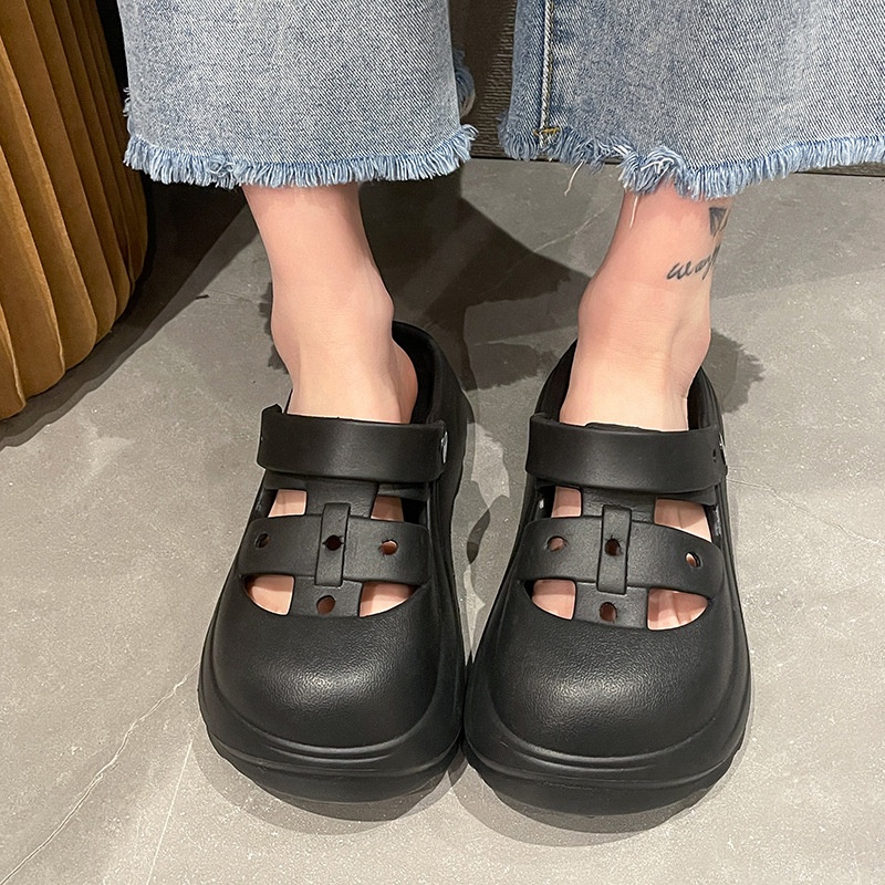 Dép Sandal Đế Dày Hở Ngón Màu Kẹo Ngọt Thời Trang Mùa Hè Dễ Thương Cho Nữ TTH638