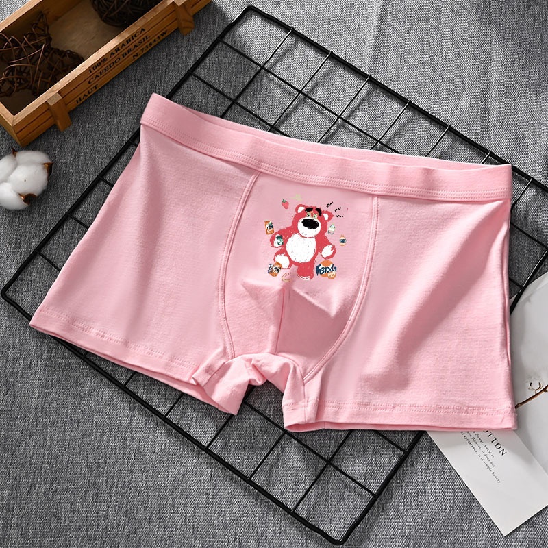Quần Lót Cotton In Họa Tiết Hoạt Hình SpongeBob Vui Nhộn Sáng Tạo Cho Nam