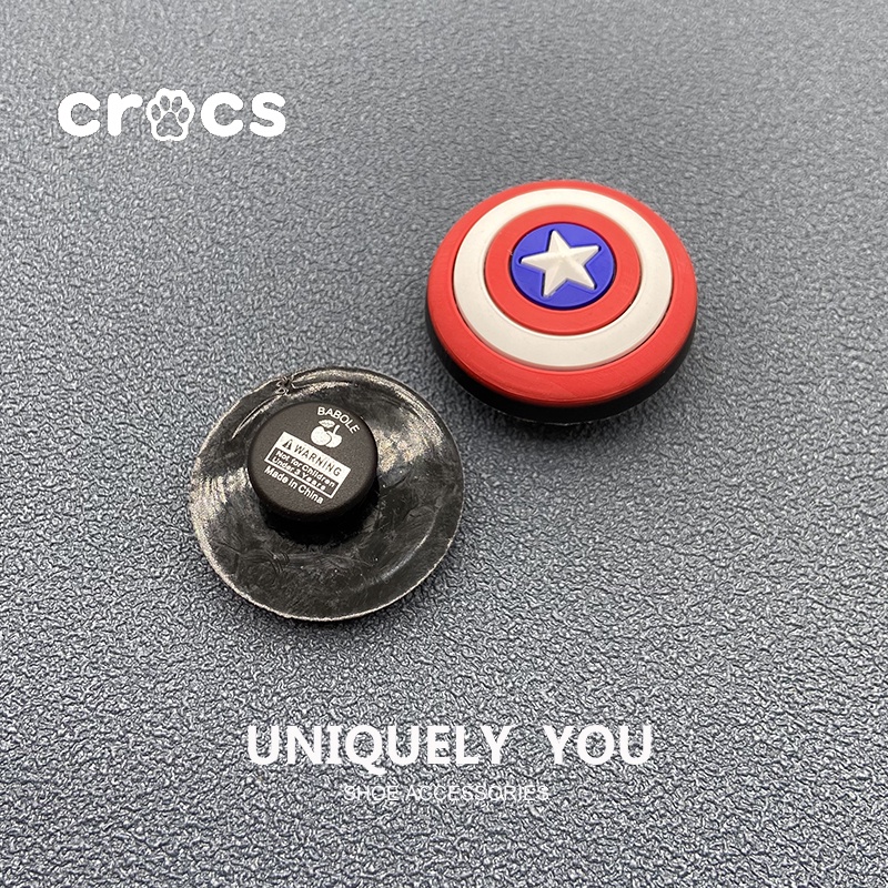 CROCS Khóa Cài Hình Giày Dép Crocss jibbitz charms Avengers Hoạt Hình Trang Trí DIY