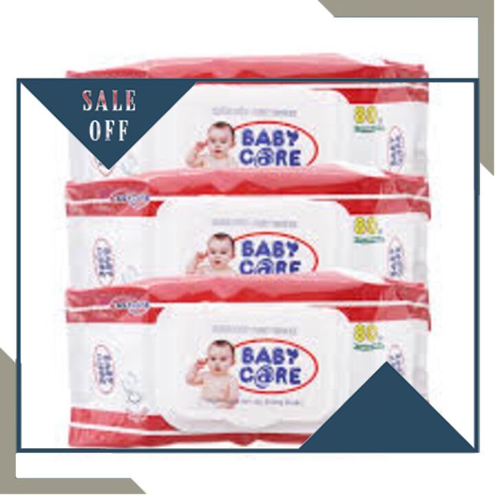 Khăn Giấy Ướt Tinh Khiết Baby Care (Gói 80 tờ) [ Hỏa Tốc ]