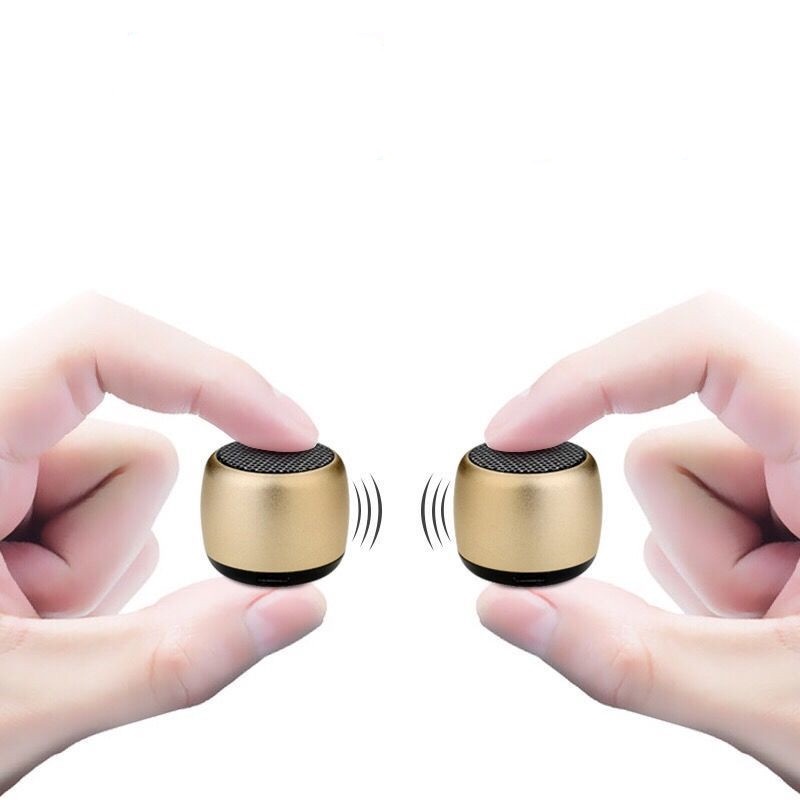 Loa Bluetooth Âm Thanh Siêu Trầm Có mic Cỡ Nhỏ Và Kích Thước Nhỏ Bằng Kim Loại Myanko WKUJ DPX3