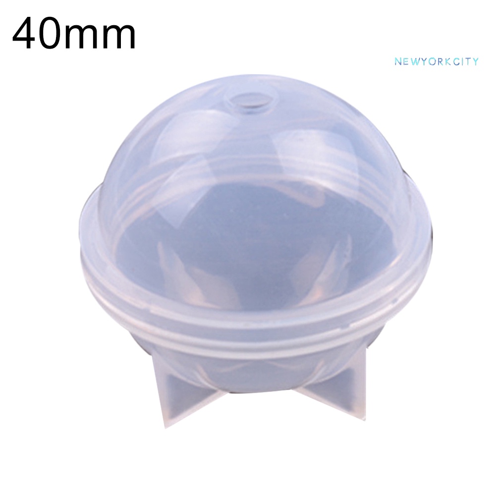 Khuôn Silicone Làm Đồ Trang Sức Hình Cầu 20 / 30 / 40 / 50 / 60mm