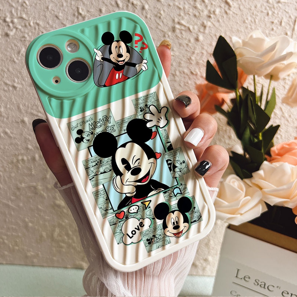 Ốp Điện Thoại TPU Mềm Chống Sốc Hình Disney mickey Minnie Cho IPhone 13 14 12 11 PRO Max Xs Max XR 7 8 Plus