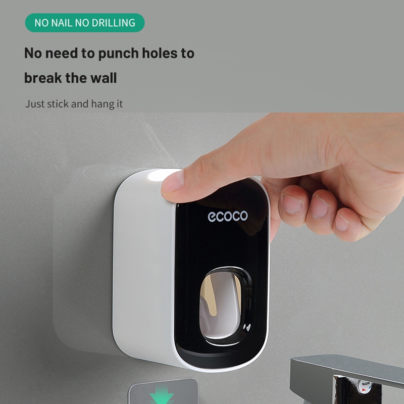 Dụng cụ đỡ bóp tuýp kem đánh răng tự động gắn tường tiện dụng cho gia đình HSU