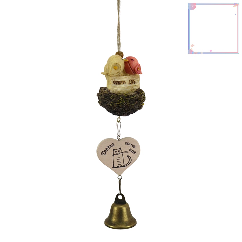 Chuông Gió Hình Ngôi Nhà Chim Trang Trí Ban Công