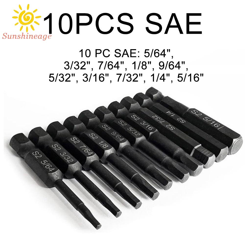 Bộ 10 Mũi Khoan Bằng Hợp Kim Thép 58-60 Hrc Chất Lượng Cao