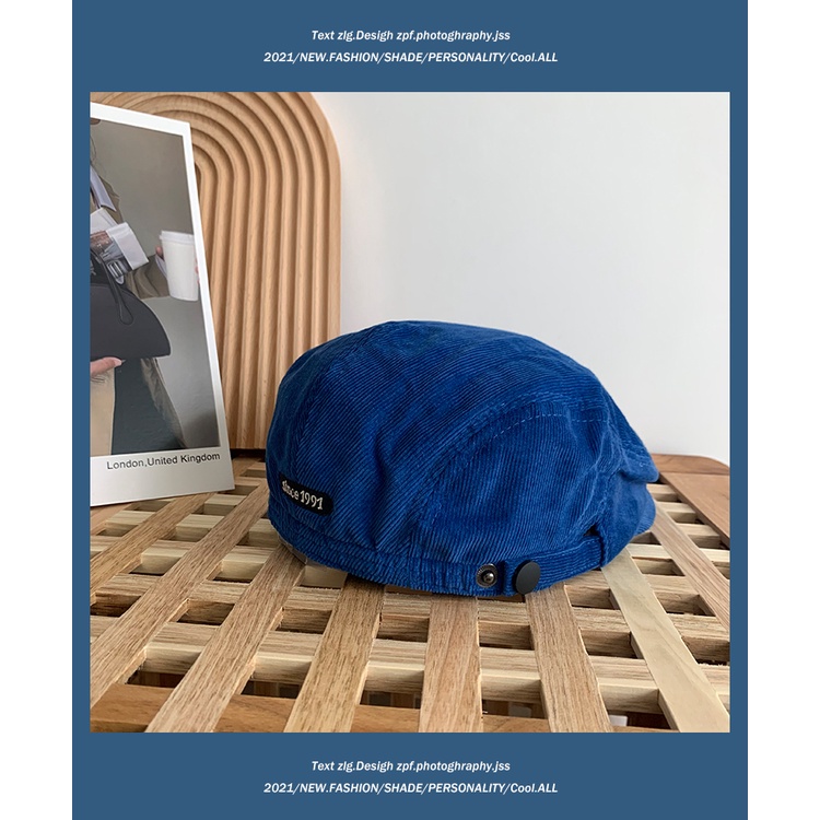 Mũ Beret Nhung Phong Cách Hàn Quốc Cổ Điển Hợp Thời Trang Mới