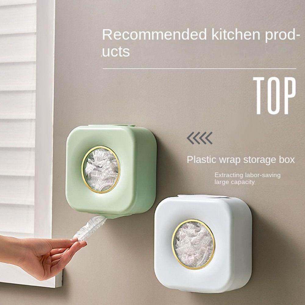 FANS 1 Hộp Đựng Màng Bọc Thực Phẩm Tươi Mát Gắn Tường Nhà Bếp