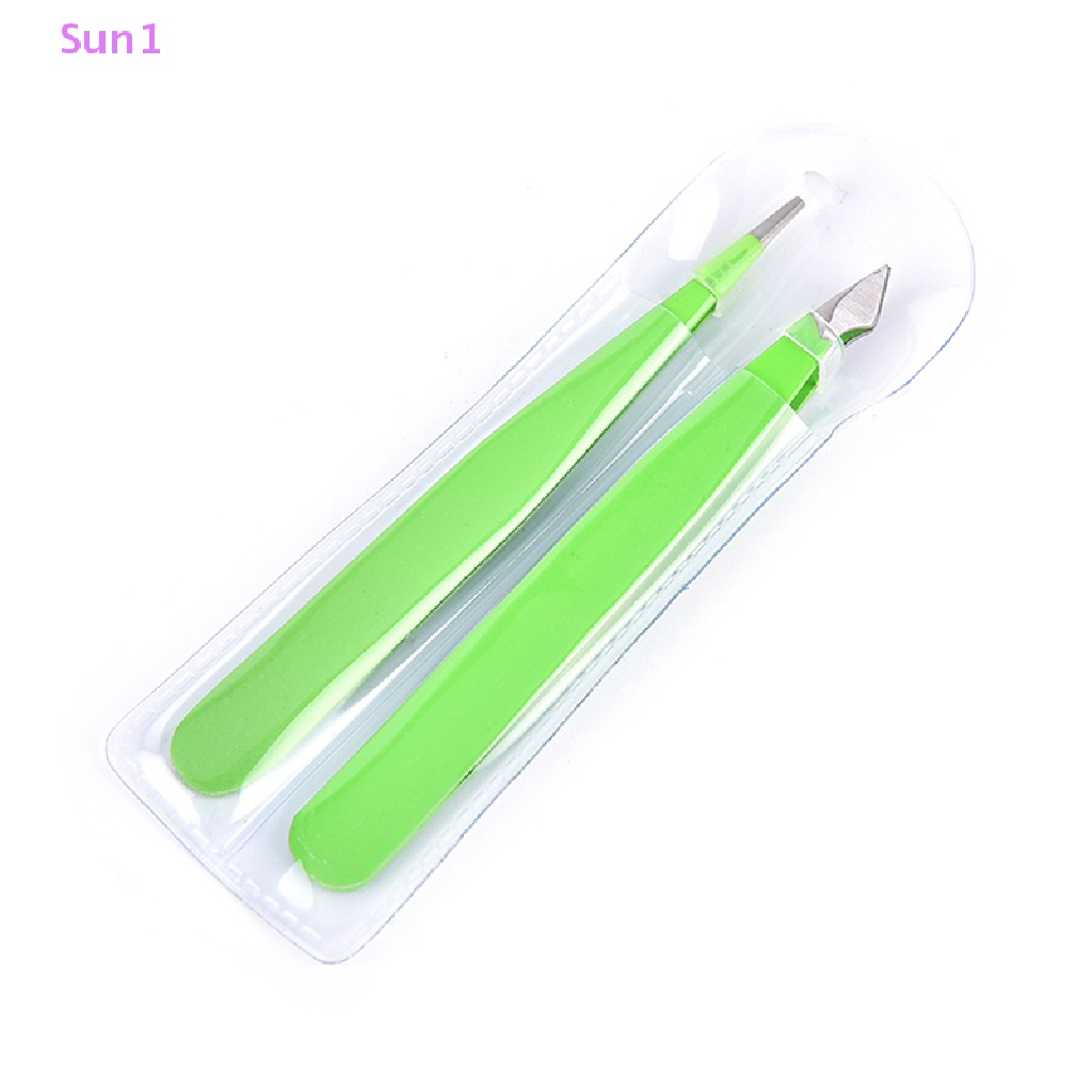 Set 2 Nhíp Nhổ Lông Mày Tiện Dụng Chất Lượng Cao