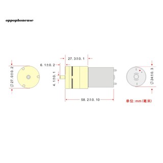 OPPO Máy Bơm Oxy Mini DC 12V Cho Bể Cá