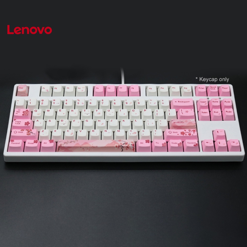 Bộ 104 Phím Thay Thế Họa Tiết Hoa Hướng Dương Hồng Xinh Xắn