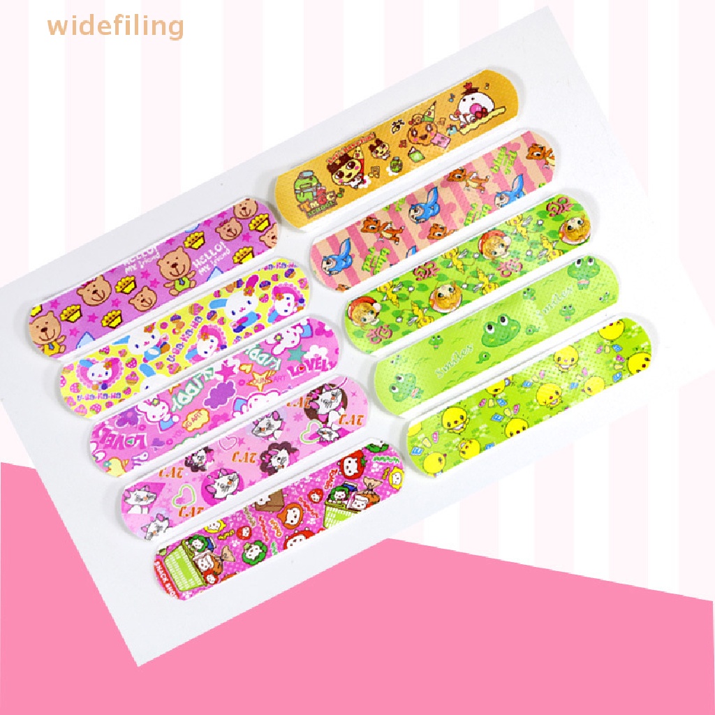 Bộ 120 Băng Cá Nhân Thoáng Khí Chống Thấm Nước Họa Tiết Hoạt Hình Dễ Thương