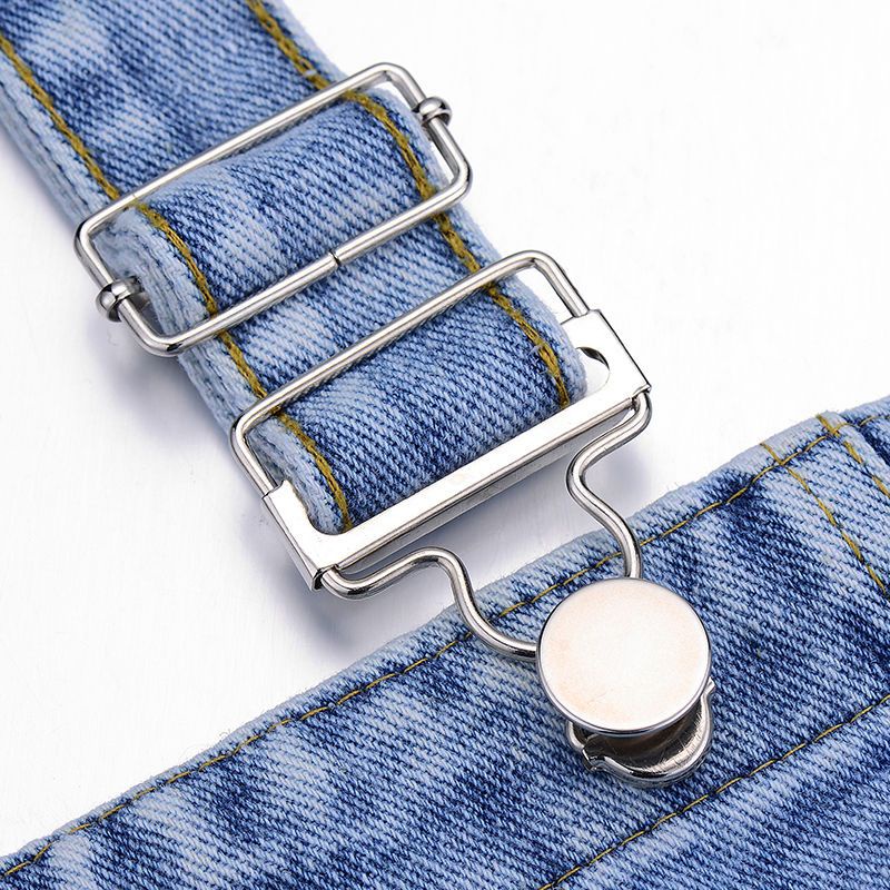 Khóa Kim Loại Hình Quả Bầu Có Thể Điều Chỉnh Dây Đeo Quần Yếm Jean
