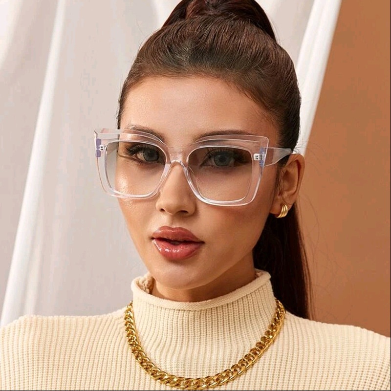 Kính Mát Gọng Vuông Thời Trang Mới Cho Nam Nữ Màu Sắc