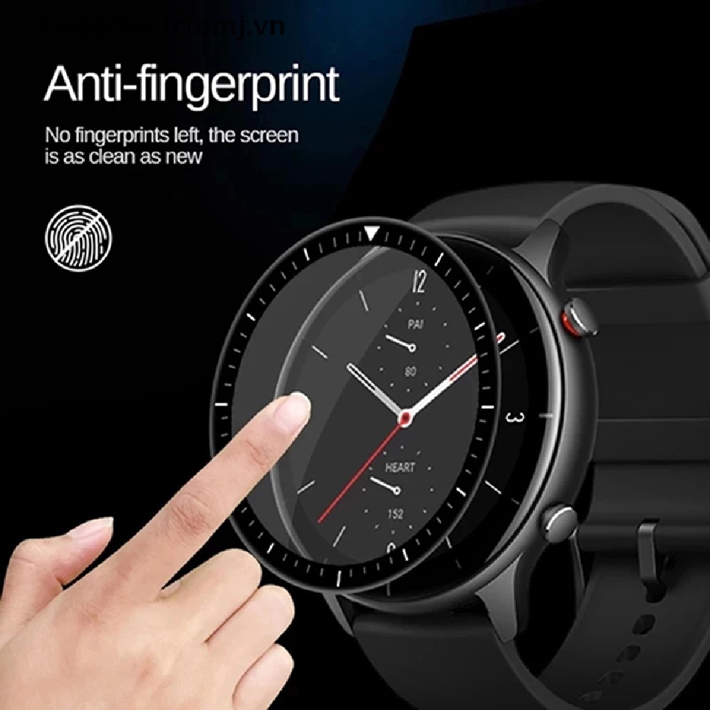 Kính Cường Lực Viền Cong 3D Chuyên Dụng Cho Huami GTR 2 / 3 / 4