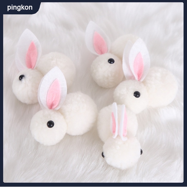 Thỏ Nhồi Bông Mini Treo Trang Trí Lễ Phục Sinh Diy