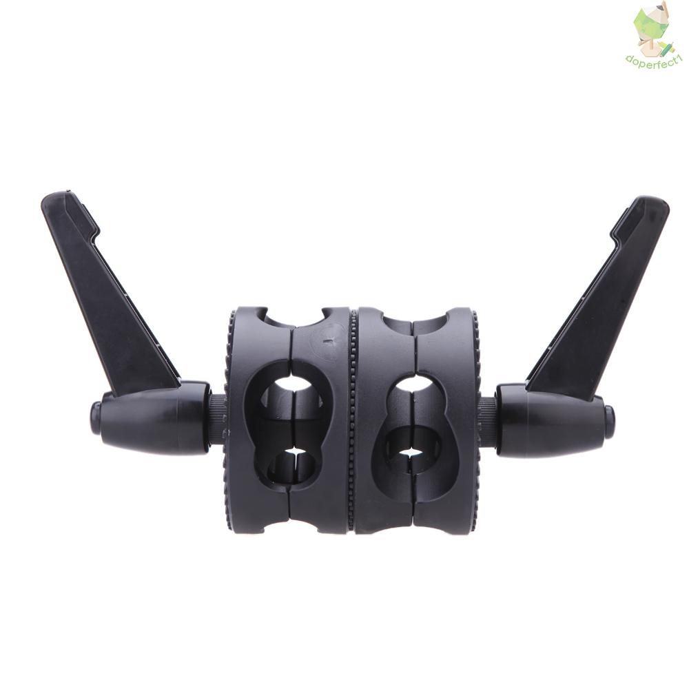 Dual Swiveling Grip Head Angle Clamp for Photo Studio Boom Arm Reflector Holder Stand   Came-6.5
