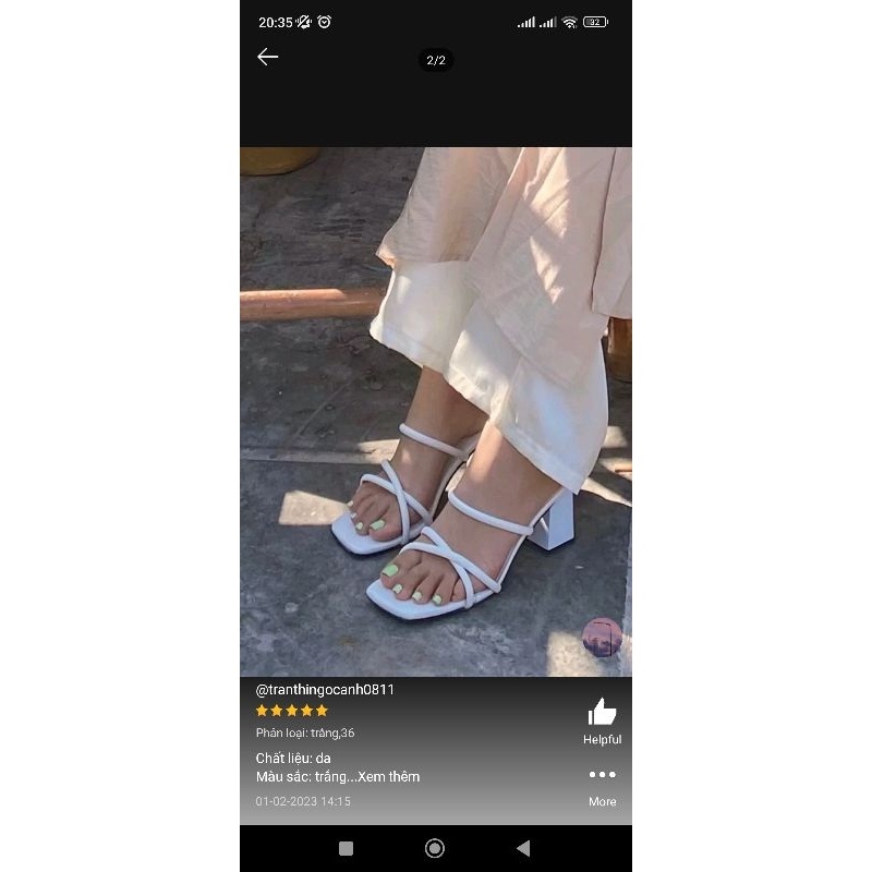 sandnal cao gót dây 7p thời trang kiểu dáng năng động dễ đi Mã v6