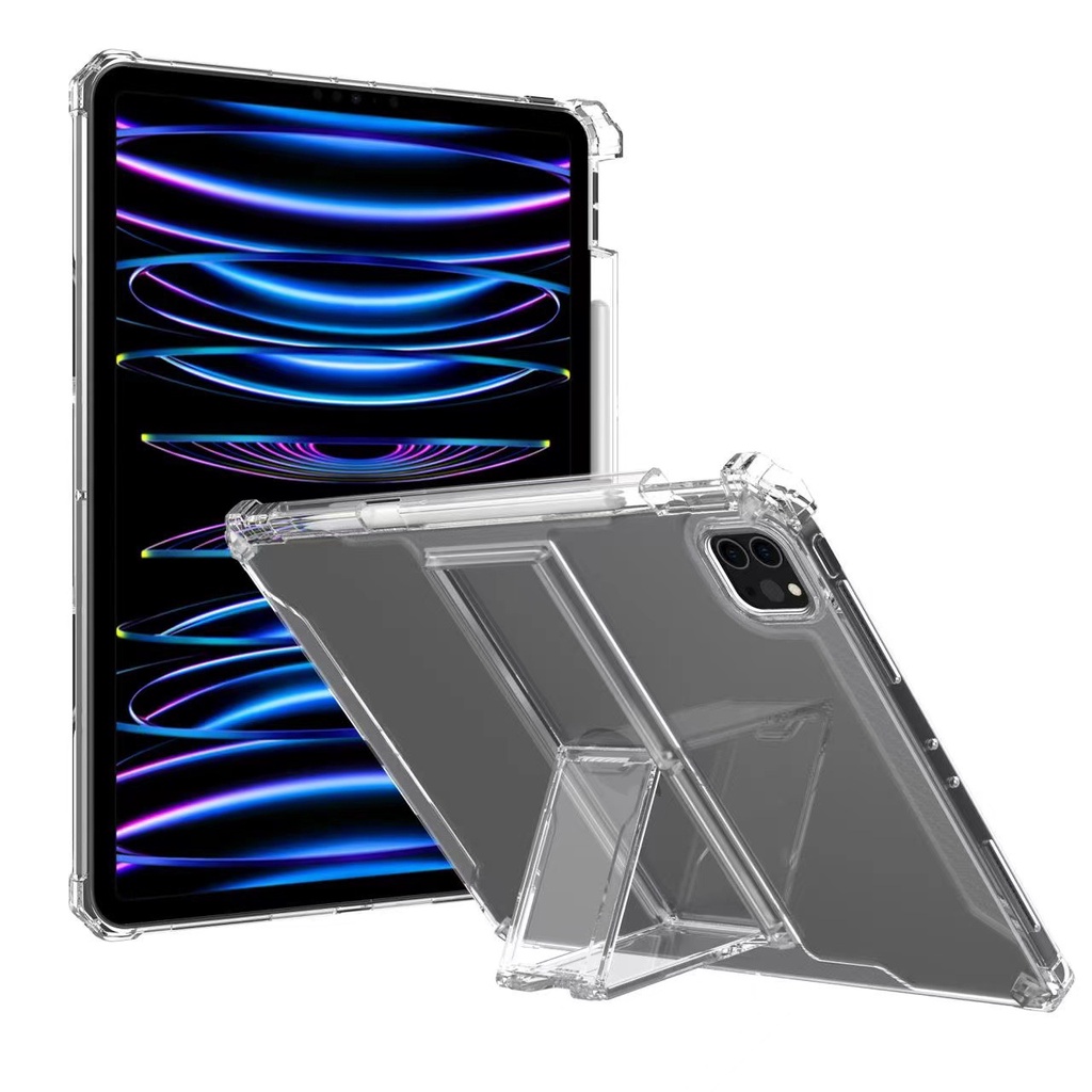 Ốp Máy Tính Bảng Mềm Trong Suốt Có Túi Khí Chống Sốc Và Giá Đỡ Và Ngăn Đựng Bút Cho OPPO Pad Air 10.36 OPPO Pad 11 inch 2022