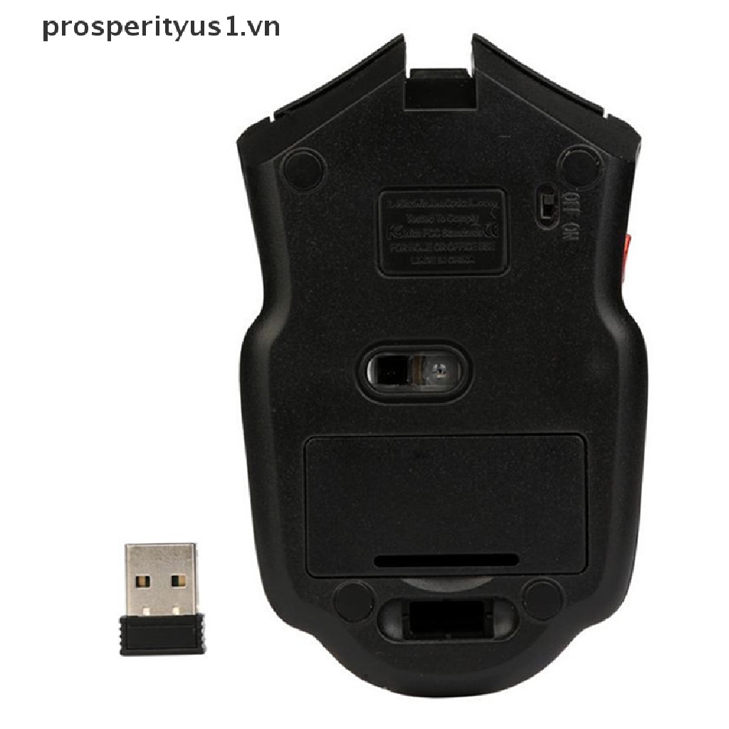 Chuột không dây prosperityus1 6 Phím 2.4GHz