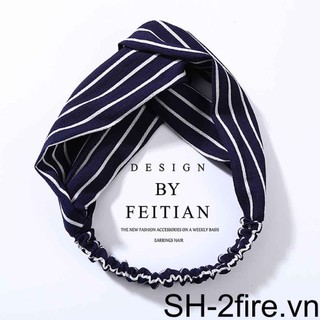 Set 2 băng đô thắt nút thời trang boho cho nữ