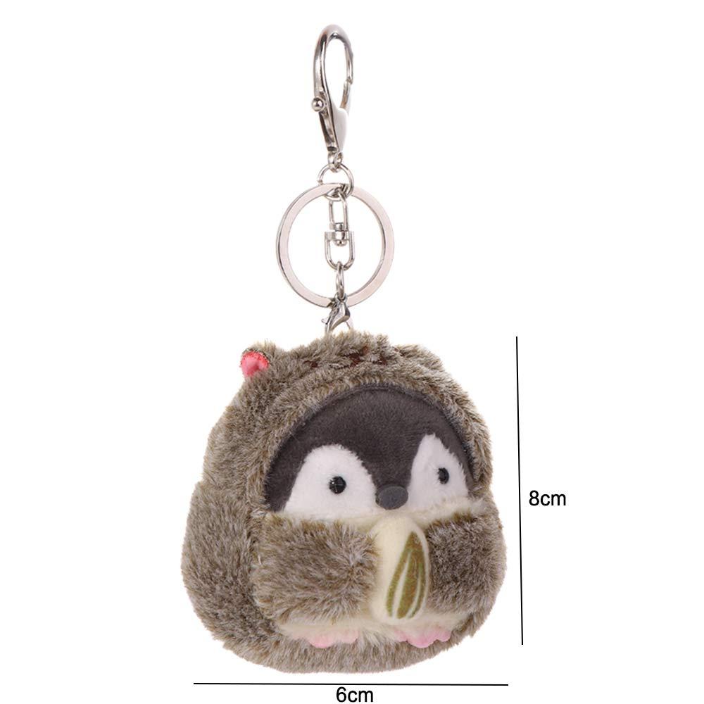 Mocho Móc Khóa Hình Chuột Hamster Nhồi Bông Bằng Cotton PP Giá Đỡ