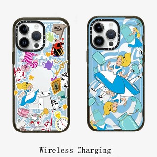 Disney ốp điện thoại nhựa acrylic cứng in hình alice in wonderland casetify cho iphone 14 14pro 11 12 13 pro max