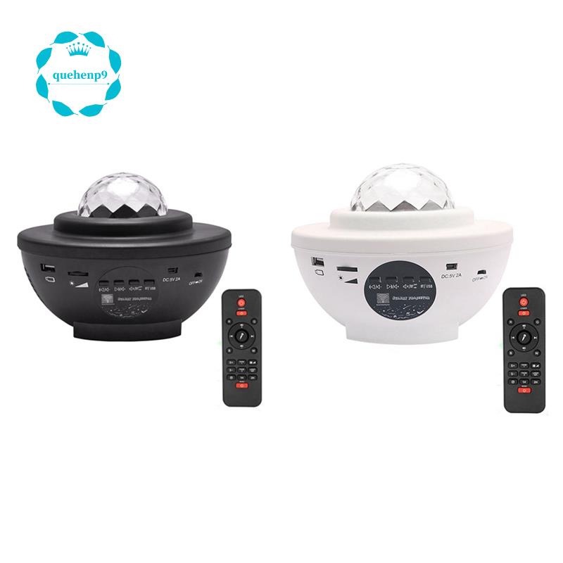 Máy Chiếu Đèn Led Hình Bầu Trời Sao Màu Đen Tích Hợp Bluetooth Trang Trí Nhà Cửa