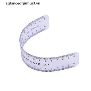 ~AFHVN~ Reusable Makeup Brow Measure Eyebrow Guide Ruler Permanent Tools  .