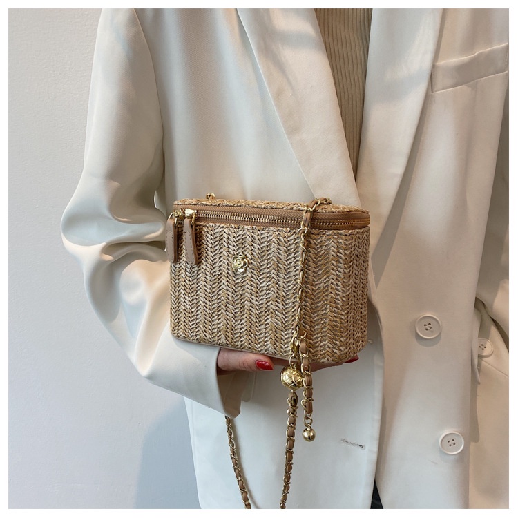 Túi Xách Đeo Chéo Vai Có Dây Xích Đựng Điện Thoại Phong Cách Bohemia Dành Cho Nữ