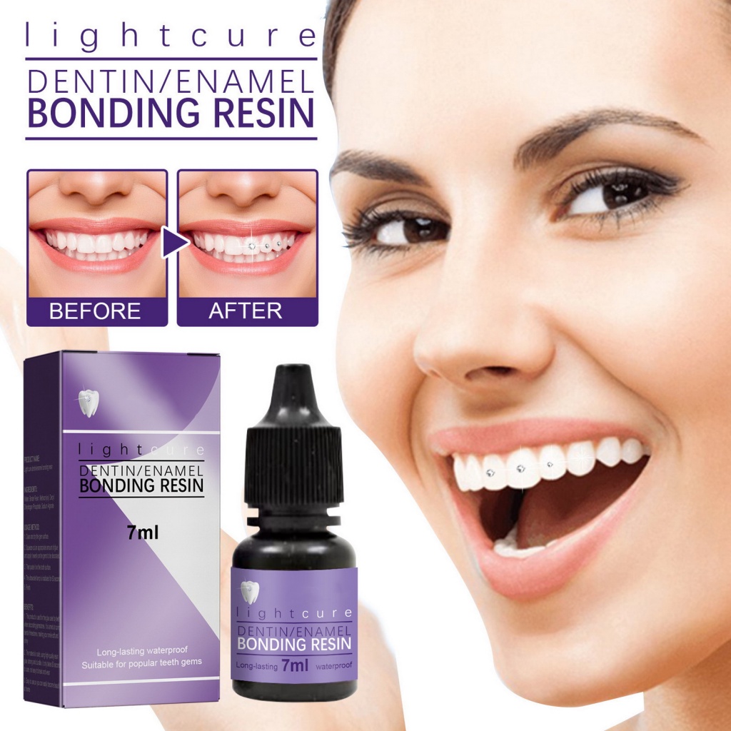 Set 2 Tuýp Keo Dán Răng Đính Đá Quý Đa Năng DIY