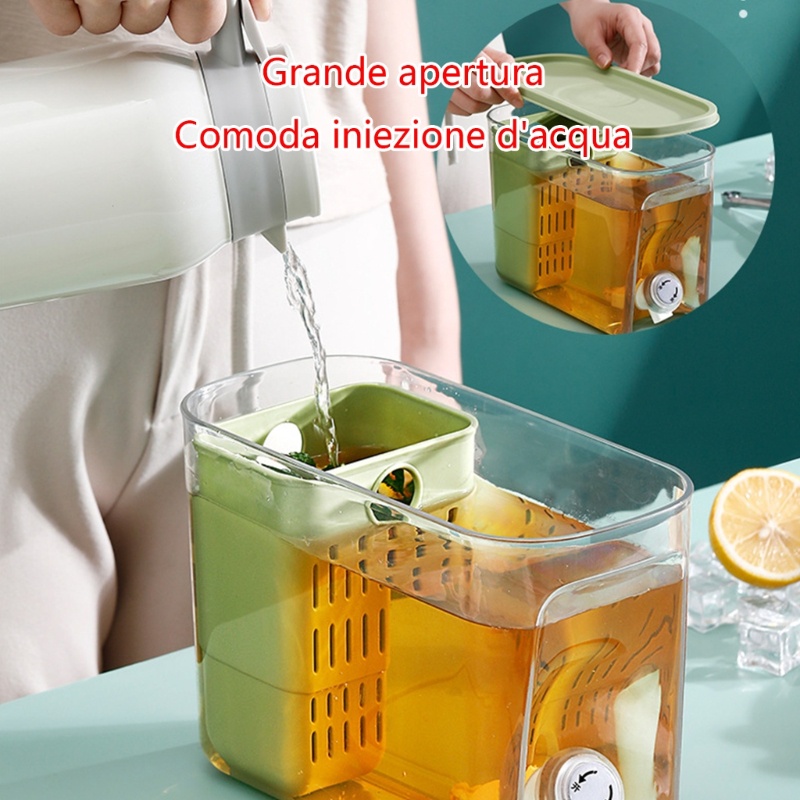 Bình Đựng Nước Bằng Nhựa PP Dung Tích Lớn 5800ML Tiện Dụng