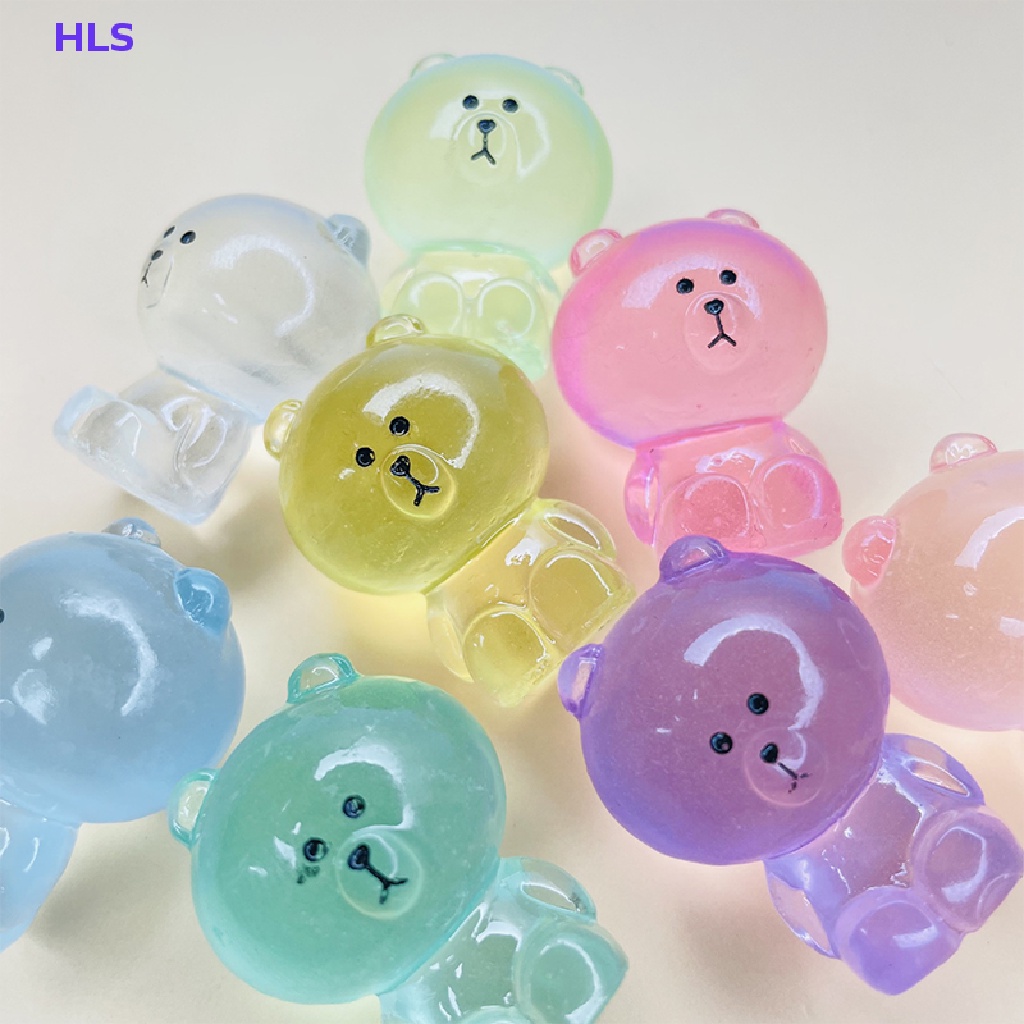 [HLS] Tượng Gấu Hoạt Hình Phát Sáng Trang Trí Phong Cảnh DIY