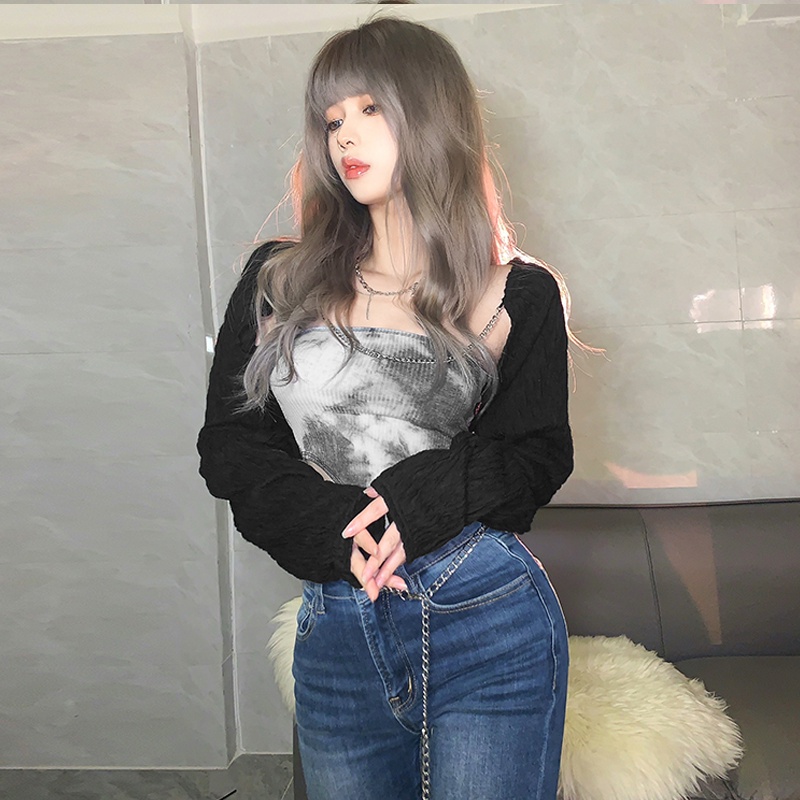 Kliou 2023 Mới Áo Choàng Cổ In Hình Phong Cách Đường Phố Retro Quyến Rũ Thời Trang Thường Ngày Mới 2023